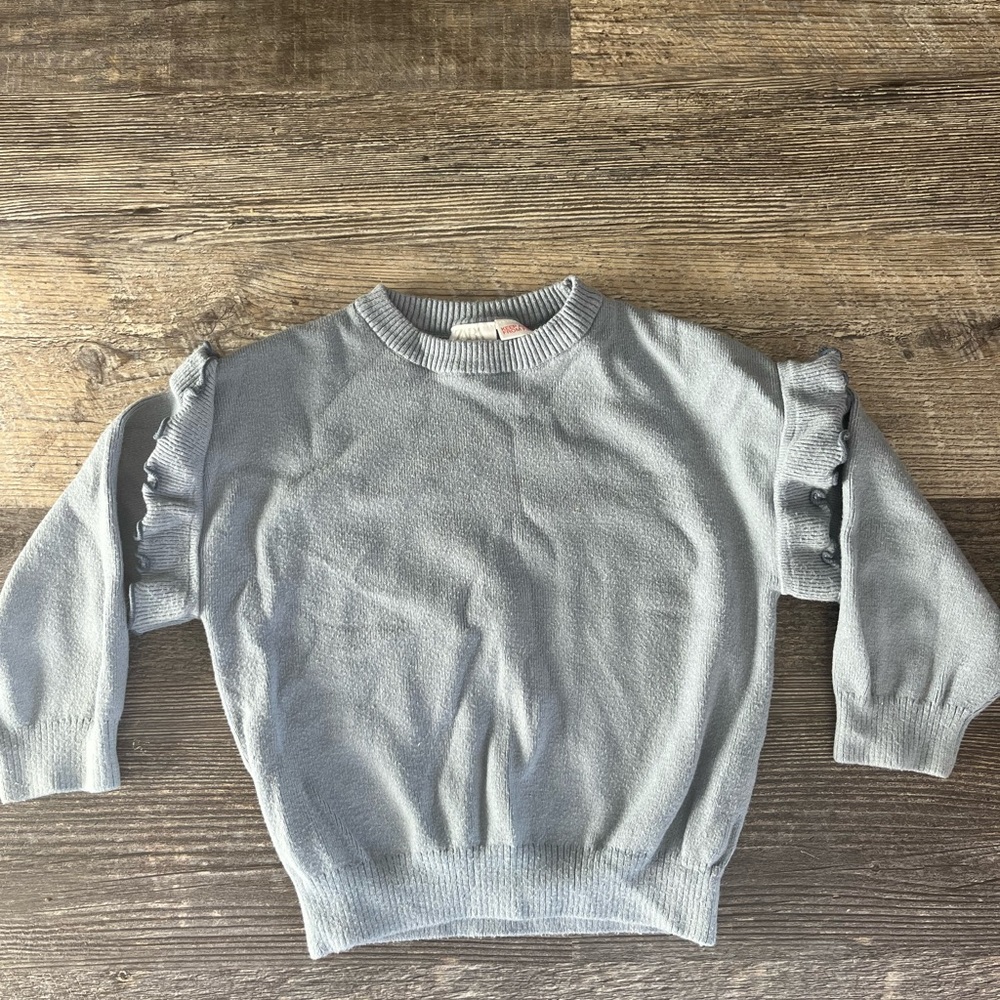 Light Blue Zara Girls Sweater 2-3 year